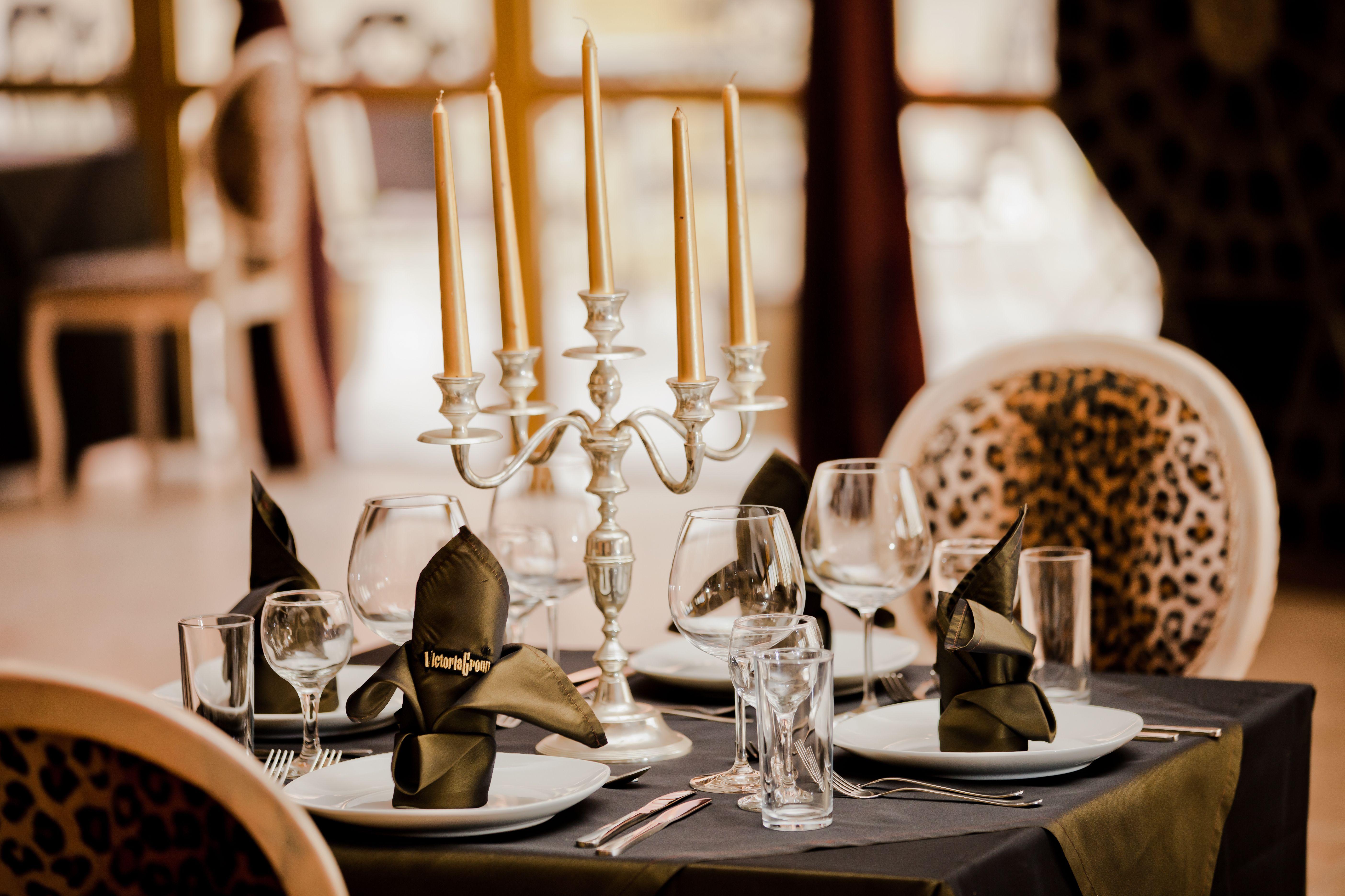 Imperial Palace Hotel Sunny Beach Exterior foto A table set for a formal dinner